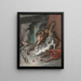 Bertrand and Raton - Charles Verlat — framed artwork on a wall