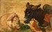 a Gourmet and Lazy, Moderate and Industrious Painting - Charles Verlat — artwork view
