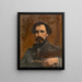 The painter Joseph ment - Charles Verlat — framed artwork on a wall