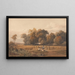 van de oogst, de middagsrust - Charles Vincent Barber — ingelijst kunstwerk aan de muur
