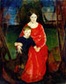 La maternité américaine - Charles Webster Hawthorne — weergave van het kunstwerk