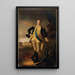 George Washington na de Slag bij Princeton - Charles Willson Peale — ingelijst kunstwerk aan de muur
