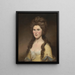 Rebecca Bryan White Mme John White - Charles Willson Peale — ingelijst kunstwerk aan de muur