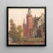 Château de Frederiksborg gezien vanuit het noordwesten - Christen Købke — ingelijst kunstwerk aan de muur