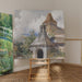 Reproductie van het schilderij Château et séchoirs à fruits - Marie Egner