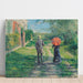 Reproduction of the painting Chemin Montant - Gustave Caillebotte