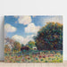 Reproductie van het schilderij van een bosweg bij de ingang - Alfred Sisley