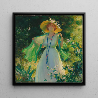Chemin de fleurs - Charles Courtney Curran