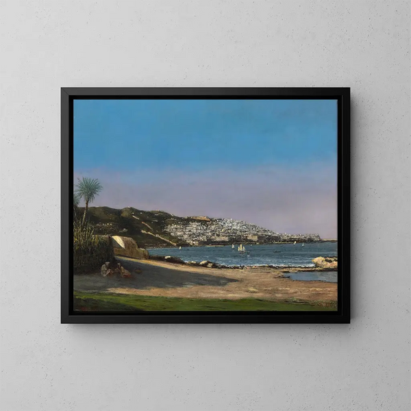 Baai van Algiers - Cherubino Pat — ingelijst kunstwerk aan de muur