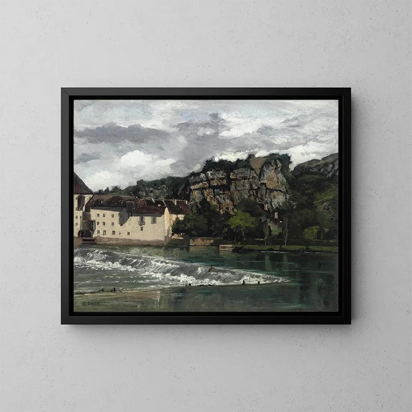 van Les falaises de Launde - Cherubino Pat — ingelijst kunstwerk aan de muur