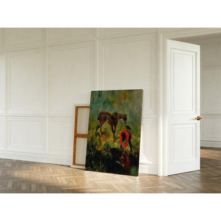 Cheval de chasse à courre - Henri de Toulouse-Lautrec | Reproduction Tableau Décoration murale affiche copie