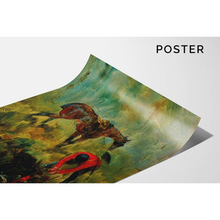 Cheval de chasse à courre - Henri de Toulouse-Lautrec | Reproduction Tableau Décoration murale affiche copie