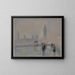 Het Paleis van Westminster en Big Ben - Childe Hassam — ingelijst kunstwerk aan de muur
