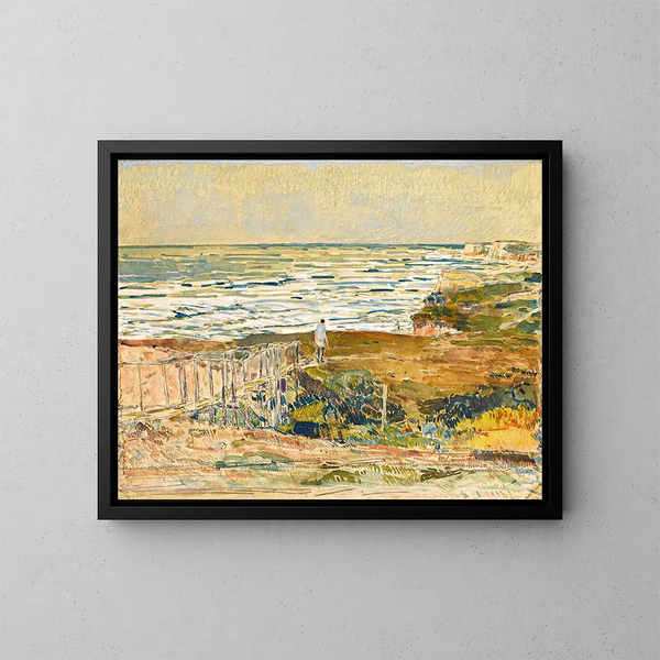 Vissers in Montauk - Childe Hassam — ingelijst kunstwerk aan de muur