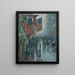 van Regenachtige dag op Fifth Avenue - Childe Hassam — ingelijst kunstwerk aan de muur