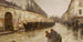 Een regenbui op de Bonaparte-straat - Childe Hassam — weergave van het kunstwerk