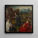 Christ at the Mount of Olives - Bernard van Orley — framed artwork on a wall