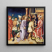 Christ before Ponce Pilate - Hans Holbein the Elder — framed artwork on a wall
