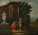 Christus en de Samaritaanse vrouw - Anoniem — weergave van het kunstwerk