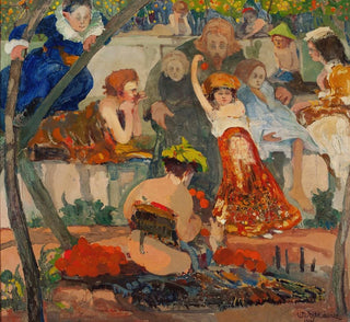 Christ et les enfants série Cérémonies VI - Witold Wojtkiewicz