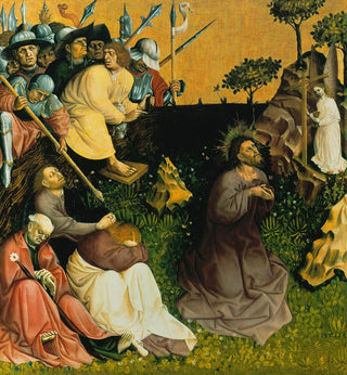 Christ sur le mont des Oliviers, retable de Wurzach - Hans Multscher