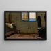 De kamer van een visser - Christen Dalsgaard — ingelijst kunstwerk aan de muur