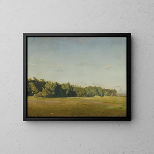 Landschap - Christen Dalsgaard — ingelijst kunstwerk aan de muur
