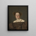 Adolphine Emelie Petersen née de Roepstorff - Christen Købke — ingelijst kunstwerk aan de muur