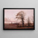 Landschapschilderij herfst, Frederiksborg kasteel op middellijn - Christen Købke — ingelijst kunstwerk aan de muur