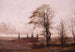 Landschapschilderij herfst, Frederiksborg kasteel op middellijn - Christen Købke — weergave van het kunstwerk