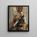 Portret van Frederik Sødring - Christen Købke — ingelijst kunstwerk aan de muur
