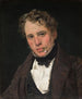 portret van de schilder Wilhelm Marstrand - Christen Købke — weergave van het kunstwerk