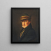 Portret van Emmerik Höglberg - Christen Købke — ingelijst kunstwerk aan de muur
