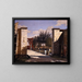 La porte nord de la citadelle - Christen Købke — ingelijst kunstwerk aan de muur