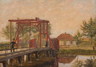 Christen Kbke - The Northern Drawbridge to the Citadel in Copenhagen.webp