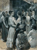 Een levendige conversatie - Christian Emil Rosenstand — weergave van het kunstwerk