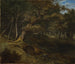 Jacht op een haas in een beukenbos - Christian Ezdorf — weergave van het kunstwerk