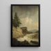 Reproductie van het schilderij Noord-Europees landschap met waterval - Christian Ezdorf