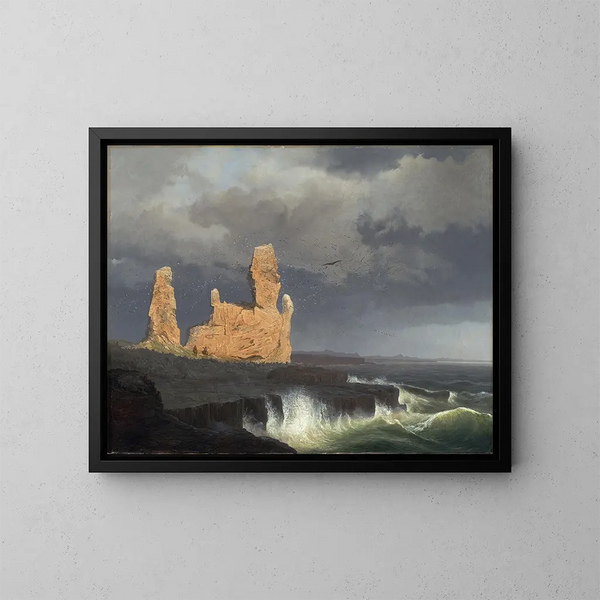 La côte islandaise - Christian Ezdorf — ingelijst kunstwerk aan de muur