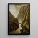 van het Pont du Diable op de route van de Saint-Gothard - Christian Georg Schütz l'Ancien — ingelijst kunstwerk aan de muur