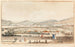Uitzicht op de stad Genève vanaf een deel van de Voirons-berg, de Môle des Glacières en een deel van de Salève, genomen vanaf Petit-Saconnex - Christian Gottlieb Geissler — weergave van het kunstwerk