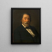 Theophil Hansen painting, master builder and architect - Christian Griepenkerl — framed artwork on a wall