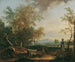 Landschap met voetstuk - Christian Hilfgott Brand — weergave van het kunstwerk