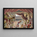 Een Romeins atrium elaboré - Christian Jank — ingelijst kunstwerk aan de muur
