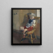 Een klein jongetje op een stoel - Christian Krohg — ingelijst kunstwerk aan de muur