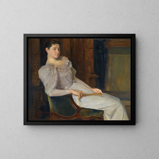 Christian Krohg - Girl In White.webp