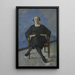Naima Wifstrand de actrice - Christian Krohg — ingelijst kunstwerk aan de muur