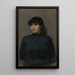 Portret van Jossa - Christian Krohg — ingelijst kunstwerk aan de muur
