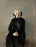 portret van Marie Krohg, de tante van de kunstenaar - Christian Krohg — weergave van het kunstwerk