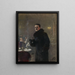 portret van de schilder Gerhard Munthe - Christian Krohg — ingelijst kunstwerk aan de muur